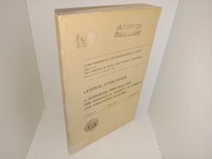 Utah Geological and Mineralogical Survey Affiliated with the College of Mines and Mineral Industries: Bulletin 80, November, 1966: Central Utah Coals: A Guidebook Prepared for the Geological Society of America and Associated Societies (Ex-Library)(1966)