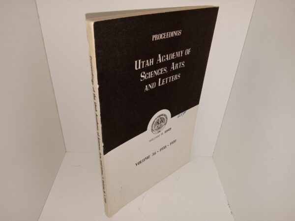 Proceedings of the Utah Academy of Sciences, Arts, and Letters: Vol. 36, 1959 (1959)