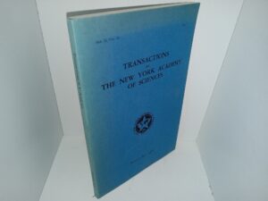Transactions of the New York Academy of Sciences: Vol. 31, Ser. II, November 1969 (1969)