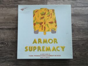 Armor Supremacy: A Card Game of Tank Production & Combat in WWII (Ages 8 & Up) (1979)
