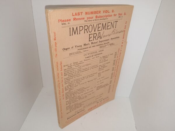 Improvement Era: Vol. 2, No. 12, October, 1899 (1899)