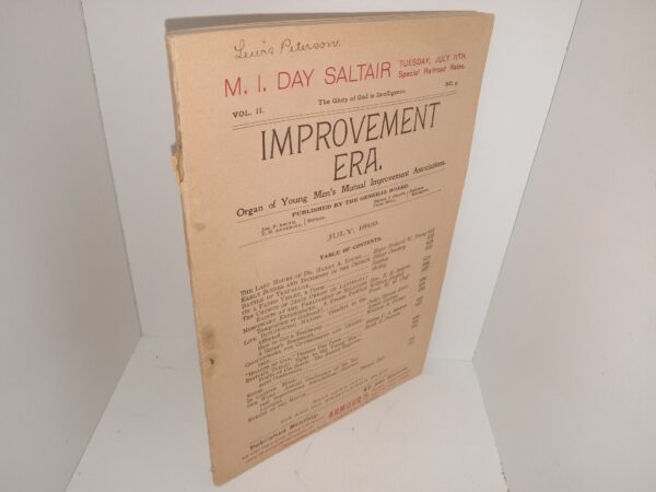 Improvement Era: Vol. 2, No. 9, July, 1899 (1899)