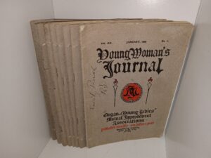 8 issues of Young Woman’s Journal from 1909