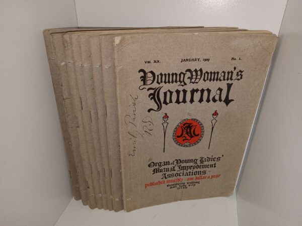 8 issues of Young Woman's Journal from 1909