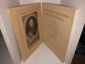 2 Books about Books: Annus Notabilis: An Exhibition of Books and Manuscripts at the Williams Andrews Clark Memorial Library Commemorating the 350th Anniversary Birth of John Dryden (1631) / Illuminated & Calligraphic Manuscripts: An Exhibition Held at the Fogg Art Museum & Houghton Library February 14-April 1, 1955 (See Details)