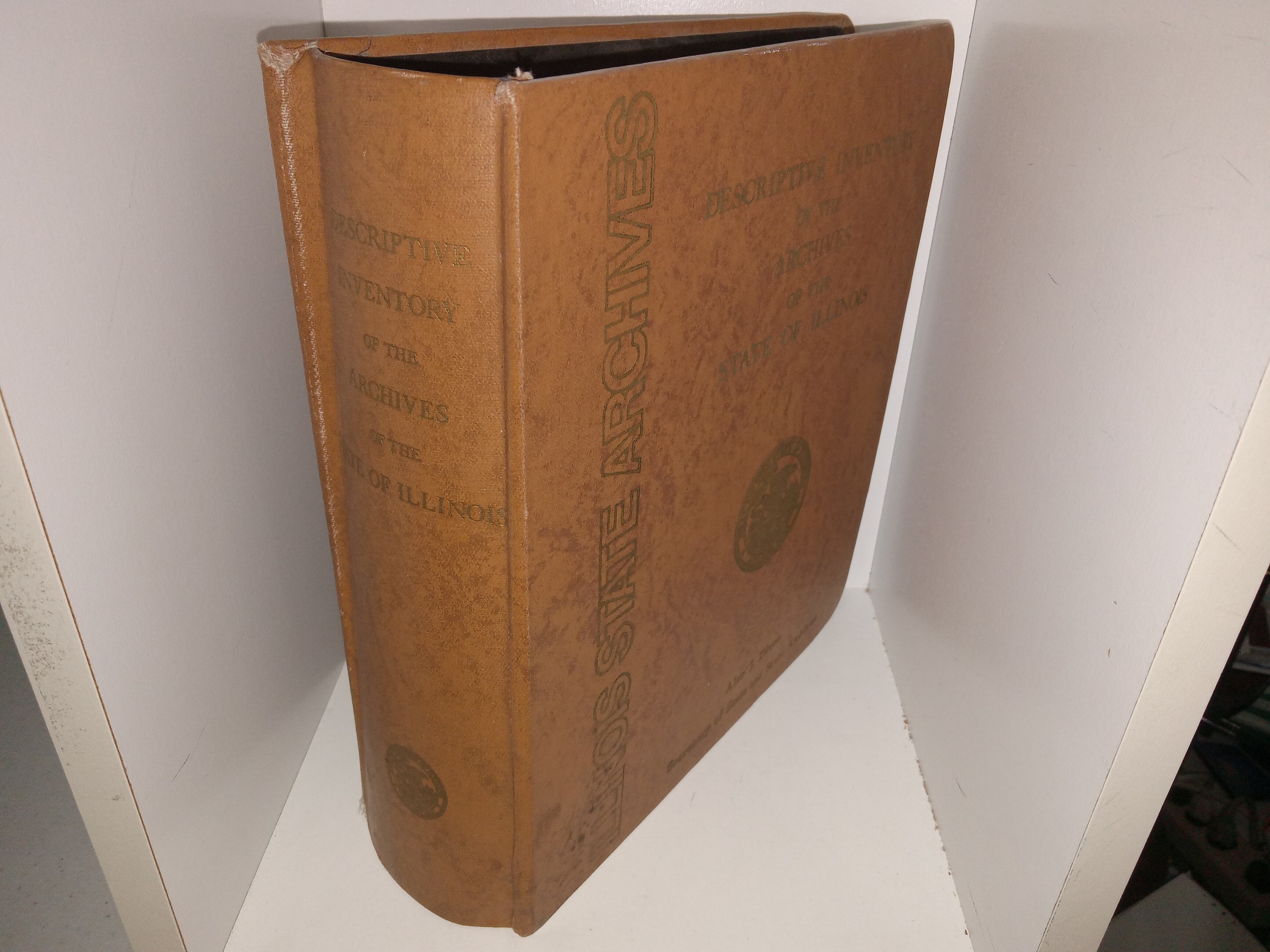 Descriptive Inventory of the Archives of the State of Illinois (1978) ~ by Victoria Irons, and Patricia C. Brennan