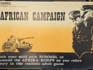 The African Campaign — TSR Games, Historical Series, 2 Players or Solitaire