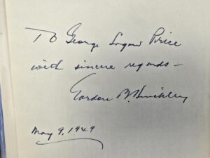 1949 — What of the Mormons — Gordon B. Hinckley — Inscribed & Signed by Pres. Gordon B. Hinckley