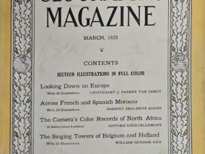 National Geographic Magazine, March 1925
