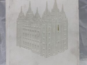 The Salt Lake Temple: A Monument to a People – Based on the research by C. Mark Hamilton – Hardcover with dust jacket – 1983