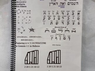 Torah Geometry and Gematria 1785 Patterns Discovered or Modified - Eric Eliason - Spiral Bound - 2024