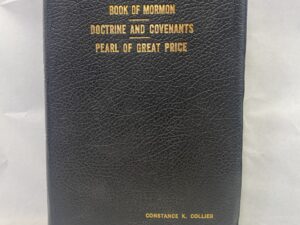 Book of Mormon, Doctrine and Covenants, and Pearl of Great Price – Leather Bound – 1969