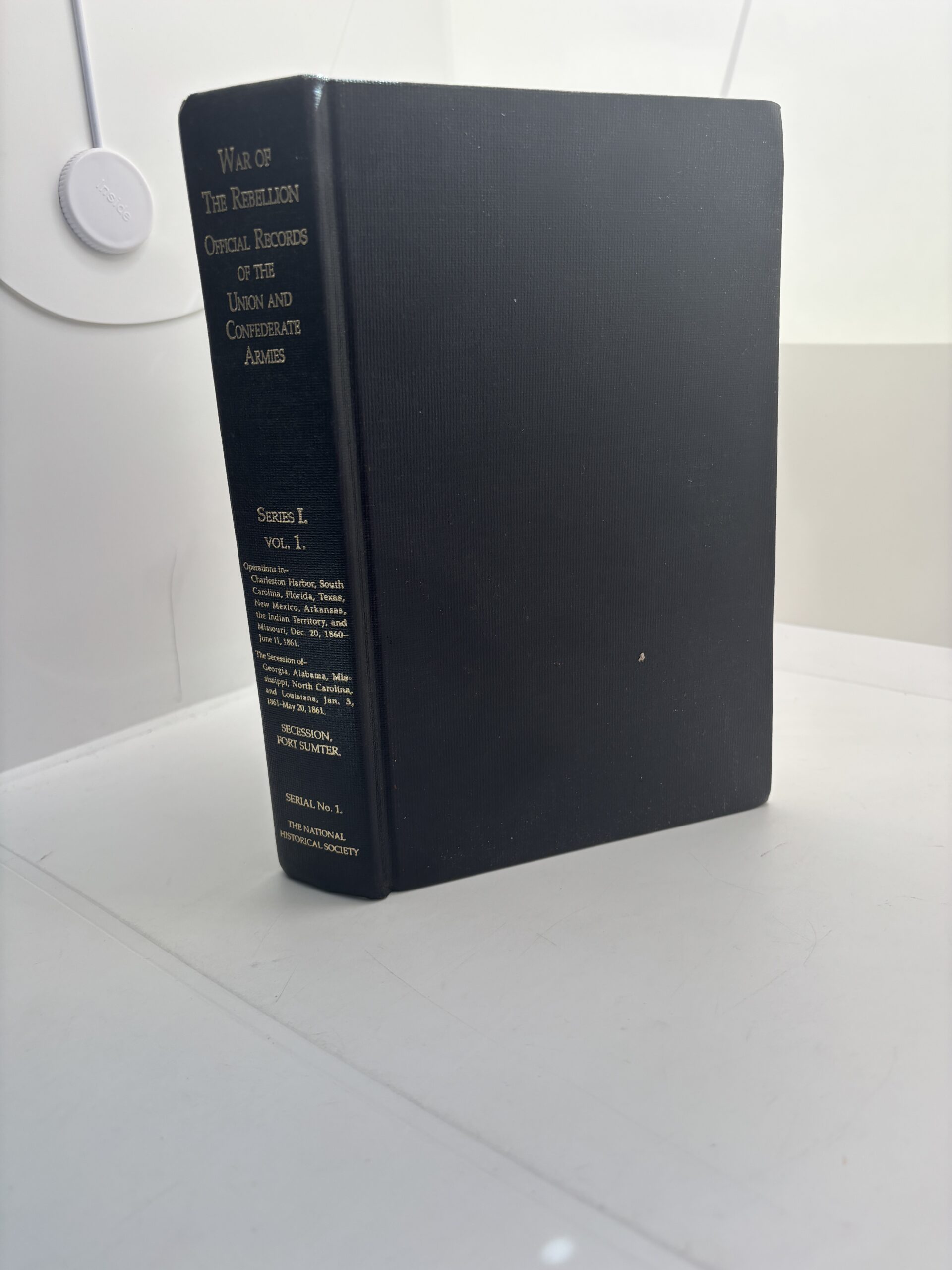 War of the Rebellion: Official Records of the Union and Confederate Armies, Series 1 Vol.1 (1971, reprinted 1985)