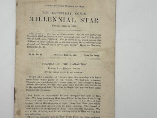 Millennial Star- Vol. 91 No. 16 April, 1929