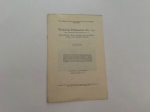 1928-Technical Publication No. 132- David Hall