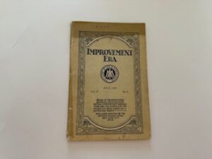 1924- Improvement Era Vol 27 No.9 July 1924