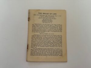 1930-The Bread of Life- Dr. James E. Talmage- May 11, 1930