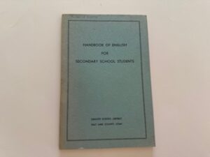 1959- Handbook of English for Secondary School Students