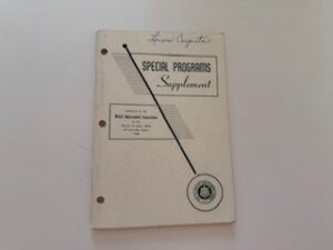 1960-Special Programs Supplement- Mutual Improvement Associations