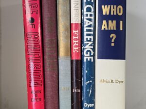 6 Book Bundle — LDS Books by Alvin R. Dyer — Who Am I? / The Challenge / Refiner’s Fire / The Meaning of Truth / The Fallacy / This Age of Confusion