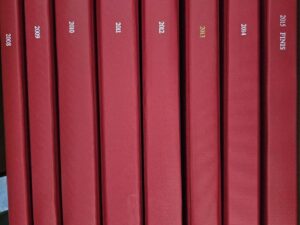 Huge 8-Volume Set — The Mormon Times  [newspapers]  Bound in Matching Hardcover Bindings — 2008-2015