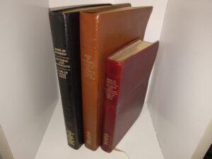 3 LDS, Leather Triple Combinations (2006, 1997, 1981)