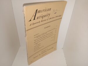 American Antiquity: A Quarterly Review of American Archaeology: Vol. 1, No. 3, January, 1936 (1936)