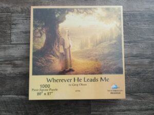 Wherever He Leads Me by Greg Olsen 1000 Piece Jigsaw Puzzle (20″ x 27″) (New) (Unknow Production Date)