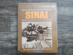 Sinai: The Arab Israeli Wars: ’56, ’67 and ’73: An Historical Simulation Game (Tabletop Game) (1973)