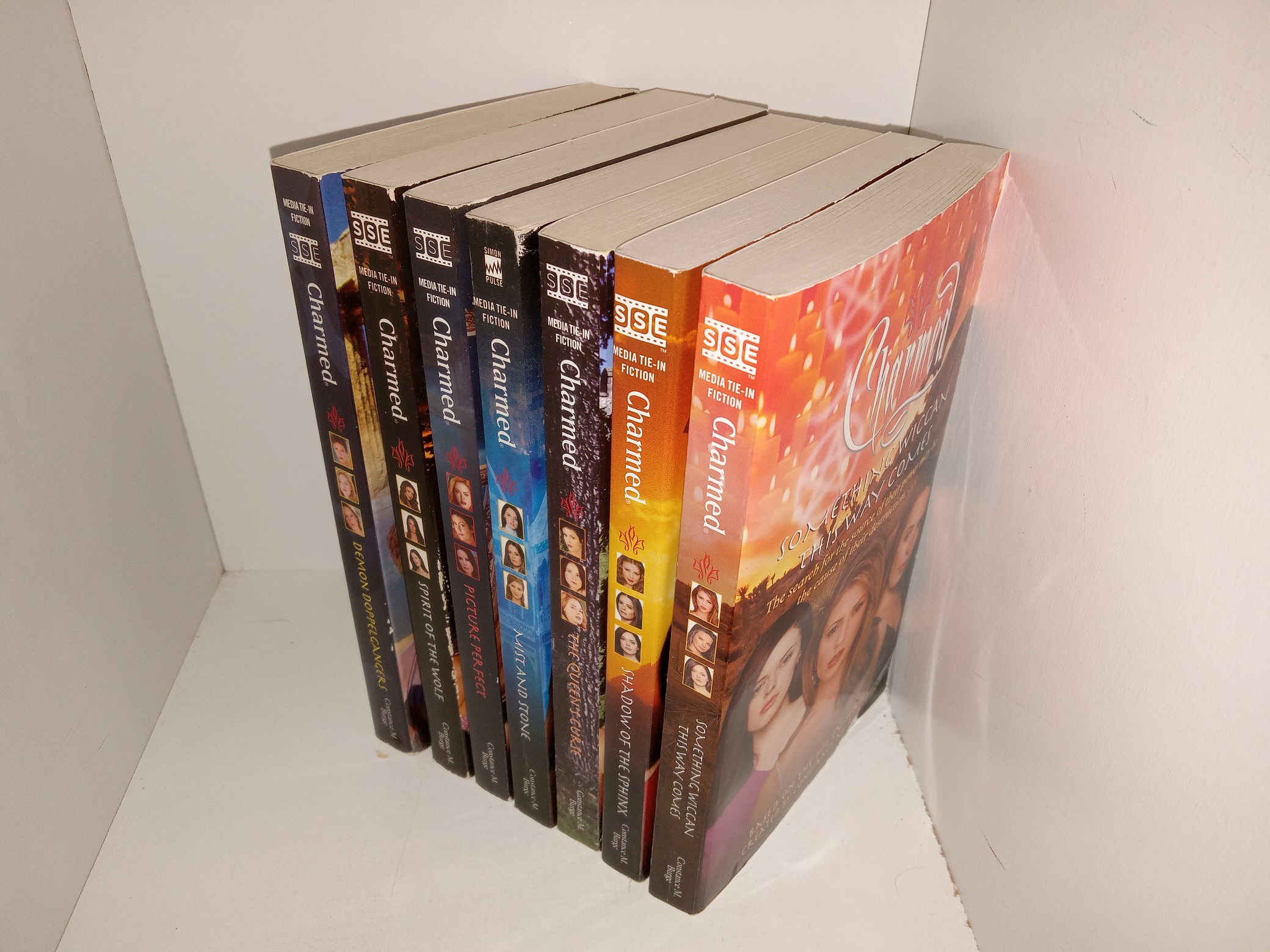 7 Charmed Novels by Constance M. Burge (See Details)