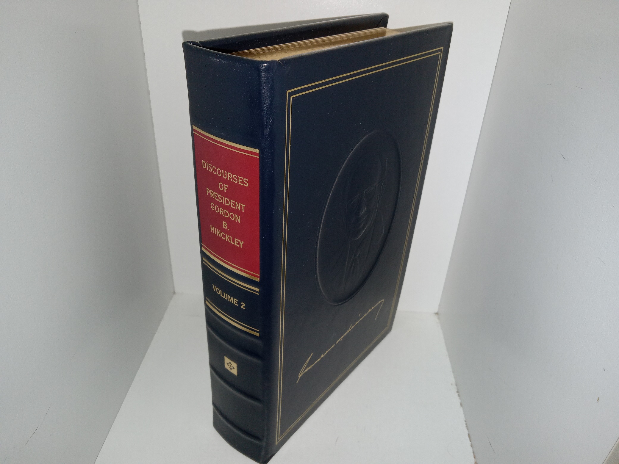 Discourses of President Gordon B. Hinckley: Vol. 2, 2000-2004 (Leather) (Kept in a White Box) (2005) ~ Unknown Author