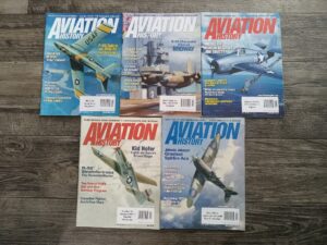 5 Issues of Aviation History Magazine from the Year 2005