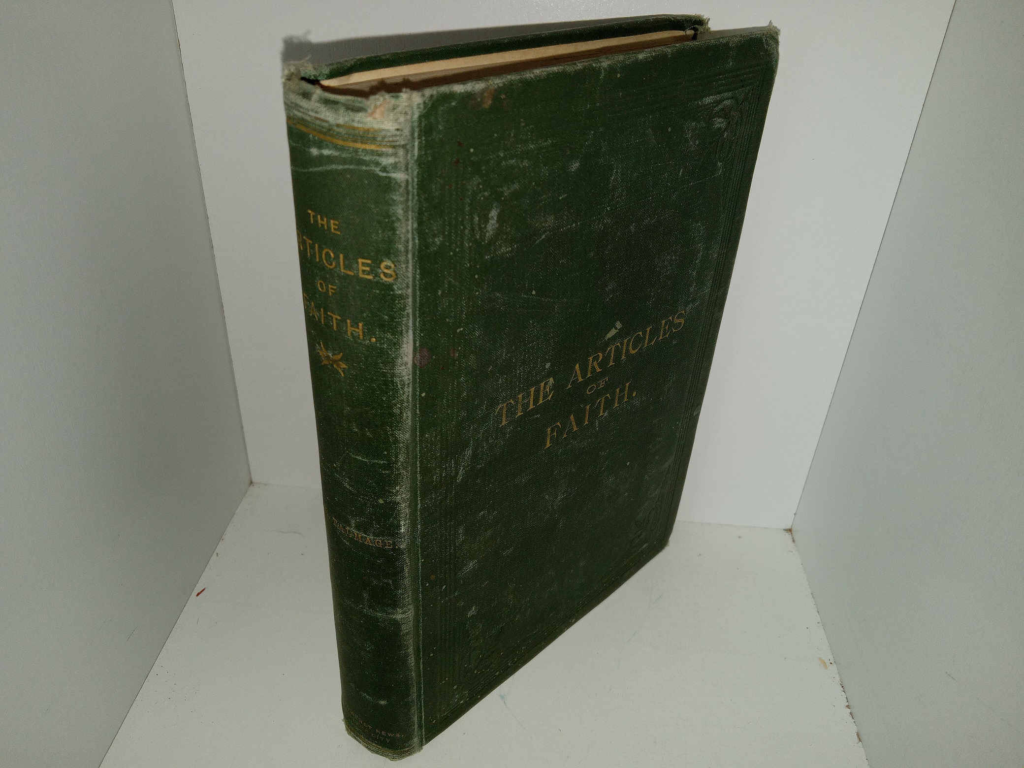 The Articles of Faith (1st Edition) (Missing Title Page & some Other Pages) ~ by James E. Talmage