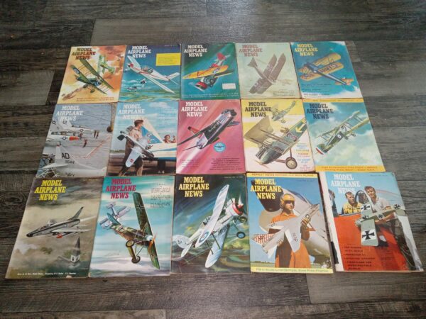 15 Issues of Model Airplane News Magazine