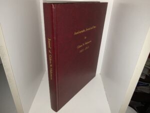 Autobiography, Journal and Diary by Gideon N. Hulterstrom, 1885-1963 (2003) ~ by Gideon N. Hulterstrom