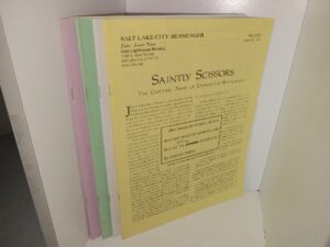 4 Issues of  Salt Lake City Messenger