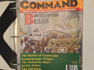 Issues #41 (Jan, 1997) thru Issue #53 — In 3 Ring Binder — Command, Military History, Strategy & Analysis — [Lot of 13 Magazines]