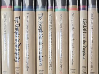 9 Volume Collection:  Words of Joseph Smith / Temple in Antiquity / Lectures on Faith in Historial Perspective / Joseph Smith Translation / Scriptures for the Modern World / Apocryphal Writings and the Latter-day Saints / Nibley on the Timely and the Timeless / Isaiah and the Prophets / Pearl of Great Price: Revelations From God — Hardcover