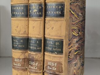 1850-1855 — Sacred Annals or Researches into the History & Religion of Mankind — 3 Volume Set — George Smith
