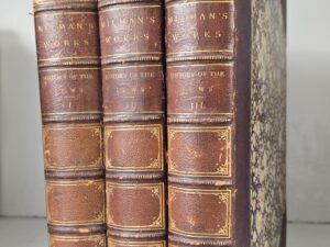 1863 — History of the Jews — 3 Volume Set — Henry Hart Milman
