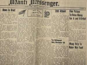 Manti Messenger No 18 Friday, November 12, 1943