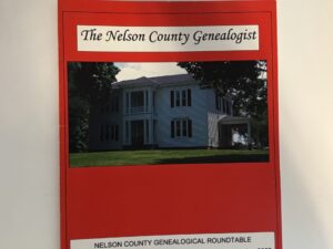 The Nelson County Genealogist Vol 25 No 2 November 2008