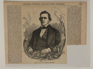 Old Magazine Clipping about the Mormons, Including a drawing of Brigham Young