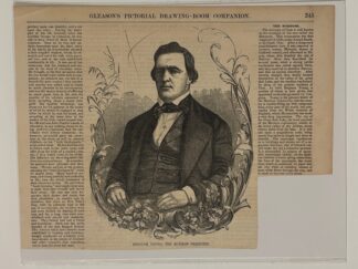 Old Magazine Clipping about the Mormons, Including a drawing of Brigham Young