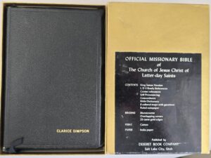 Holy Bible / Ready References — In Original Box — Missionary Edition — [No Code at the End of the Book of Revelation] — No Date