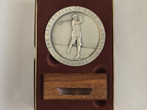 Centennial of Golf in America Medallion 1888-1988 — In Original Box