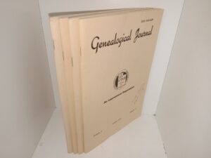 4 Issues of Genealogical Journal from the Year 1980