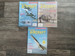 3 Issues of Combat Aircraft: Journal of Military Aviation for the Year of 1997 (See Details)