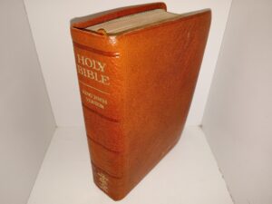 LDS, Brown Leather, Holy Bible (w/ Indexing Tabs) (1979)