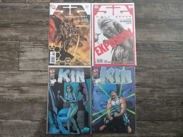 4 Comic Books: 2 DC 52 / 2 Top Cow Kin (See Details)